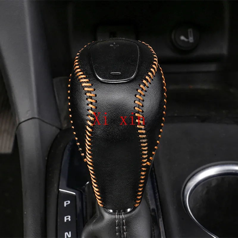 

For Chevrolet Equinox leather hand-stitched gear set gear cover modified interior special
