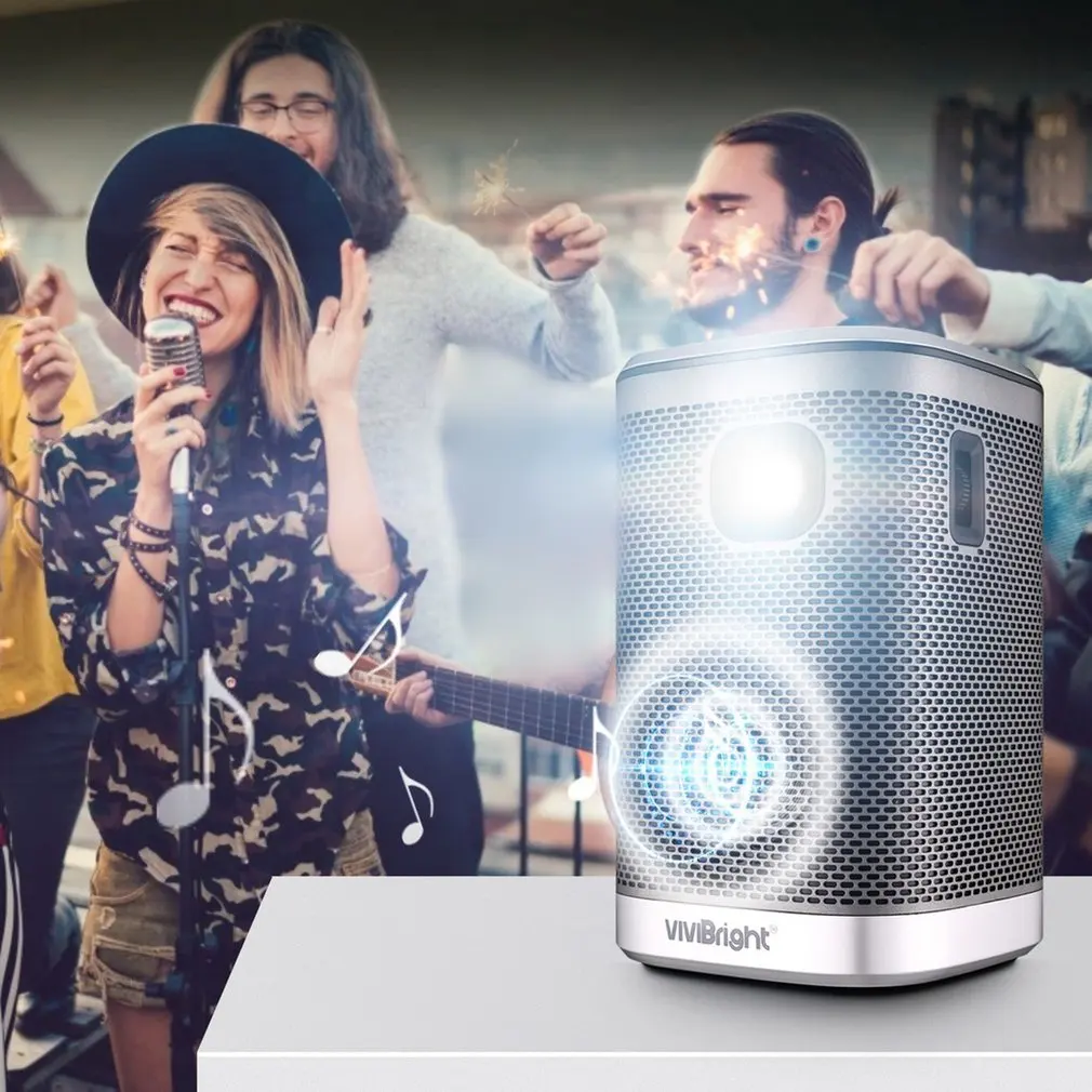 

Portable Projecto 4K Full HD Mini Porjector Home Cinema Support 4K LED Home Video Projector Theater Decoding LED Video Beamer