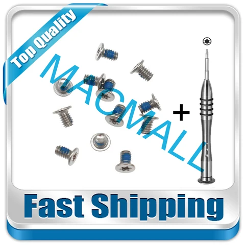 12 шт./компл. для Dell XPS 13 9343 9350 9360 XPS 15 7590 9550 9560 точность M5510 Нижняя крышка винты + отвертка