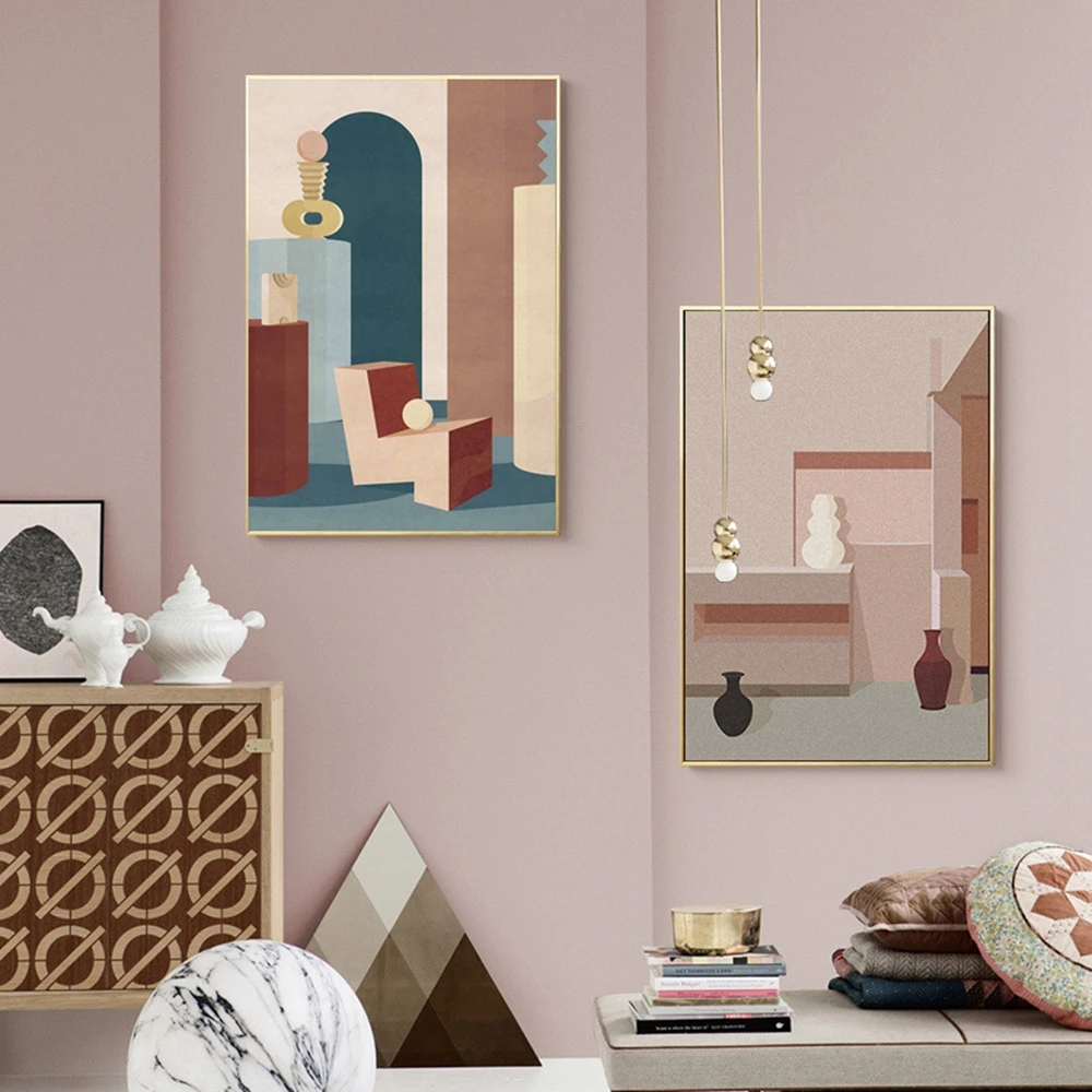 DIY картина по цифрам Современный домашний декор Раскраска номерам Morandi натюрморт