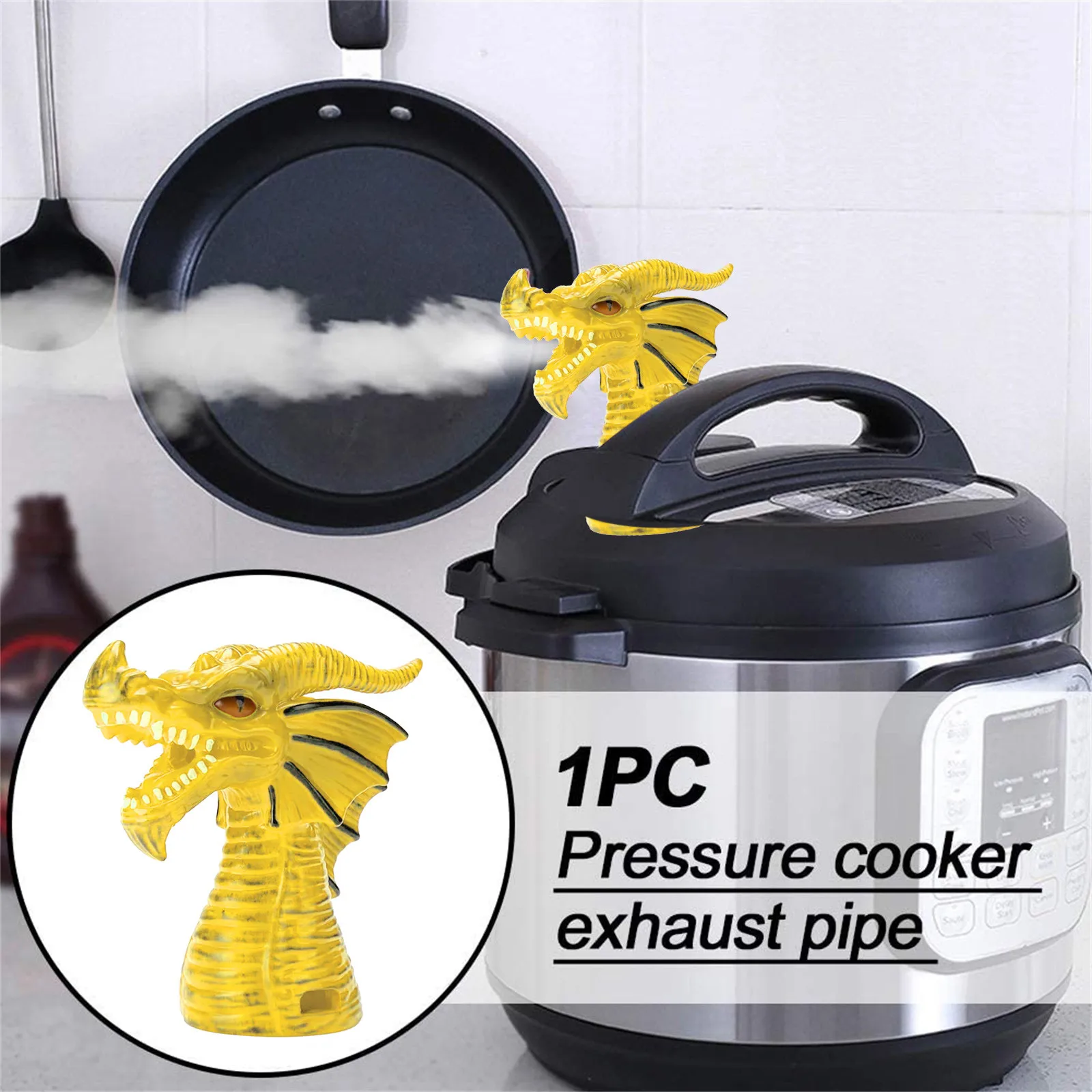 Огнеупорный аксессуар Dragon Steam Release пароотводной прибор для скороварки кухонные
