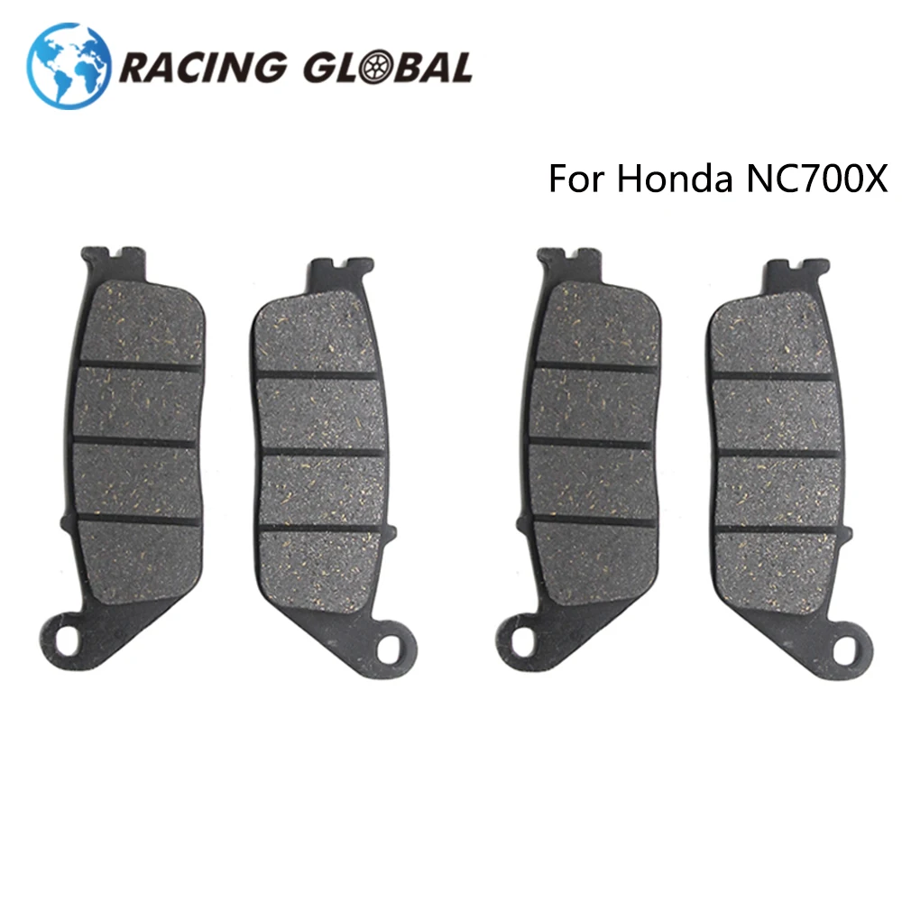

ALCON-Racing Semi-Metal Disc Brake Pads Front Brake Pads and Rear Brake Pads Race For Honda NC700X 2012 2013 2014 2015