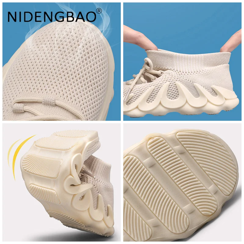 2021 Kids Shoes Breathable Outdoor Mesh Casual Flat Children Lightweight Soft Rubber Non Slip Fashion Sneakers For Boys Girls