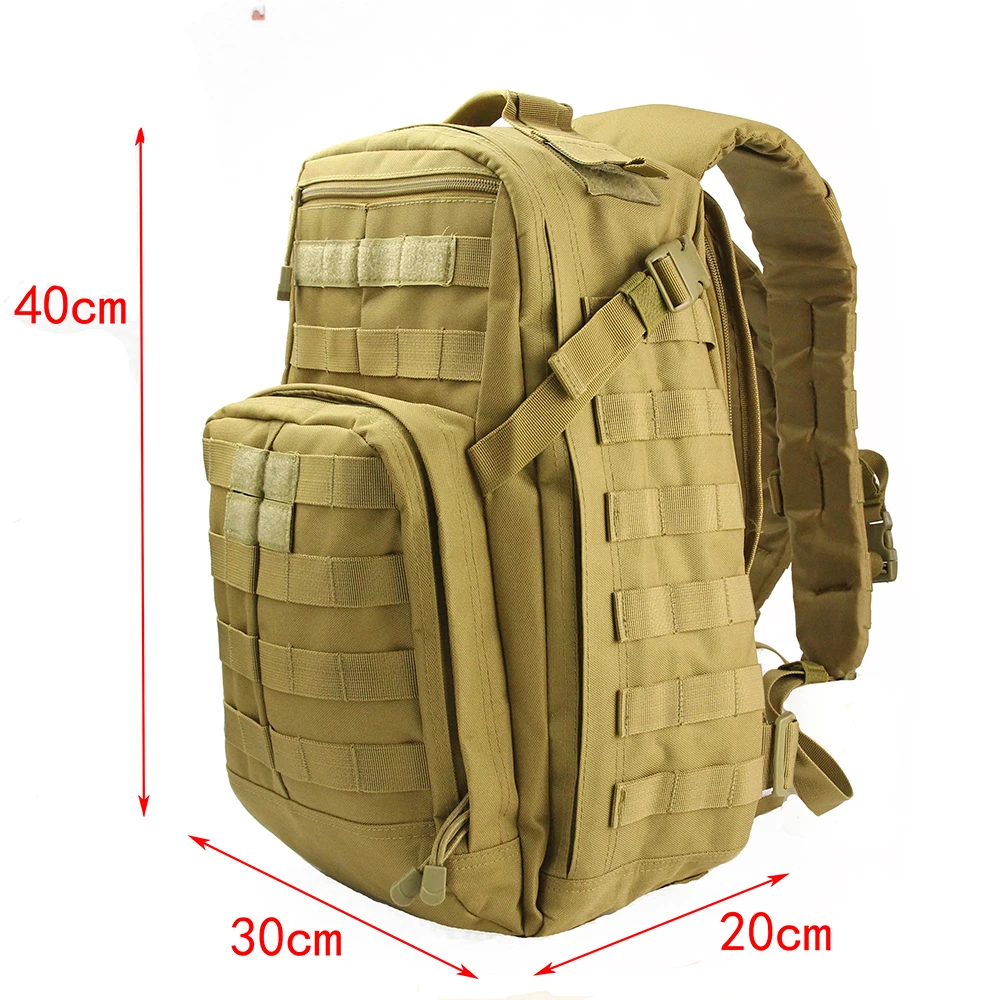 24L Тактический мешок плеча Molle Охотничьи сумки для кемпинга Рюкзак туристический