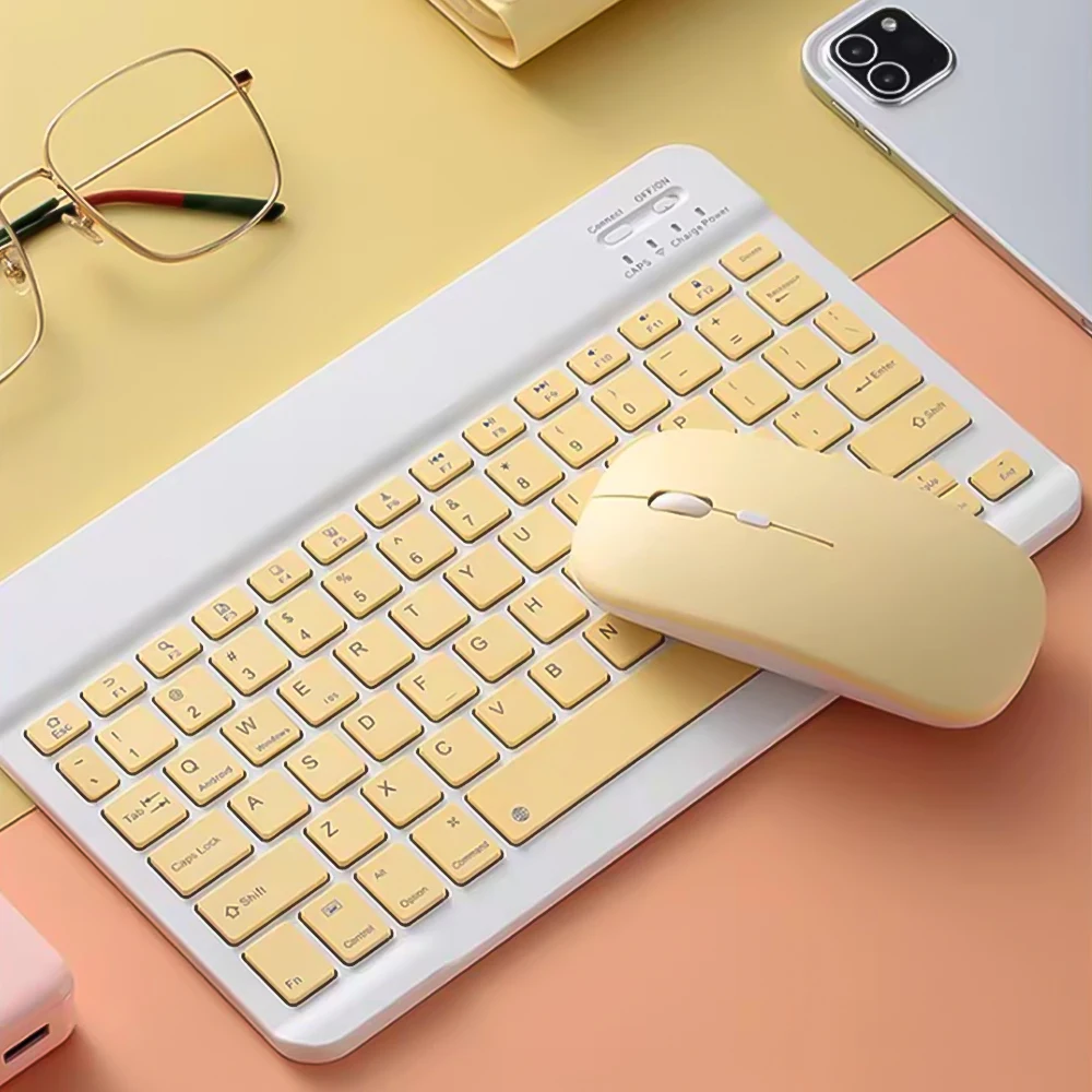 Беспроводная Bluetooth клавиатура и мышь 10 дюймов|Клавиатуры| |