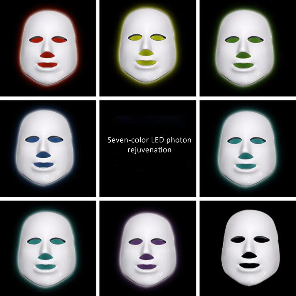 Оборудование для красоты Led Photon Home beauty Mask инструмент семь цветов фотонное