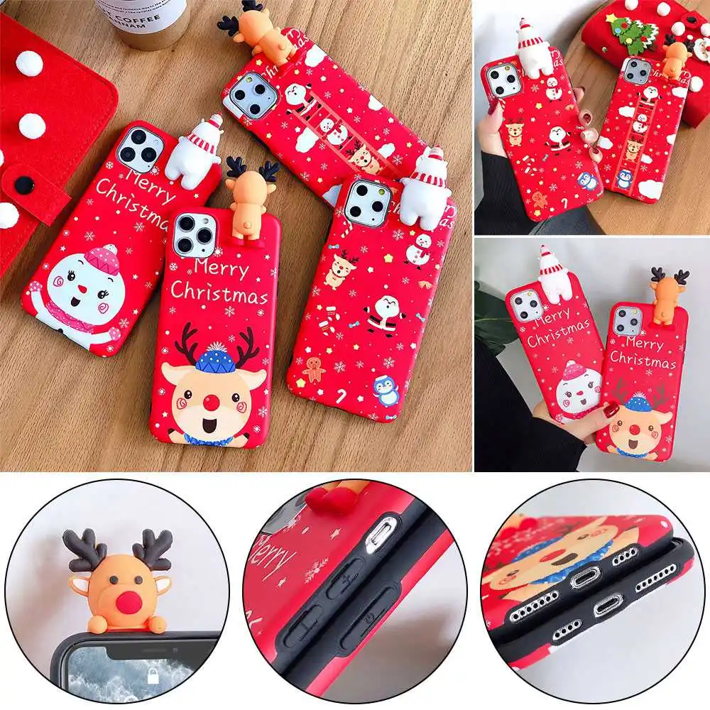 Чехол kiskiss Рождество 3D Снеговик чехол для телефона для iPhone 11 Pro Max 11 чехол на год чехол для XR XS Max X 6 6S 7 8 Plus чехол
