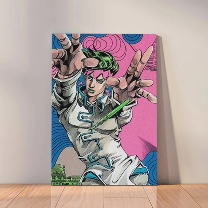 

Rohan Kishibe Jojo Diamond Is Unbreakable Wall Art Painting Anime Modern Canvas Poster Prints Pictures Living Room Home Decor