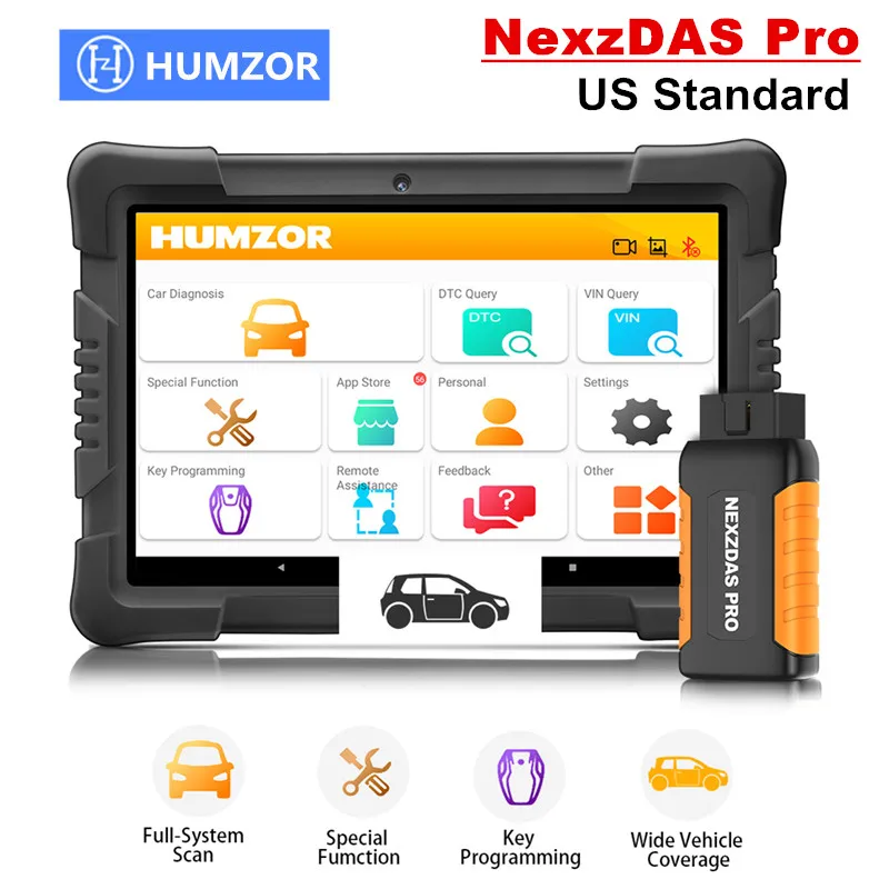 Автомобильный диагностический сканер humзор NexzDAS Pro OBD2 прибор для полной