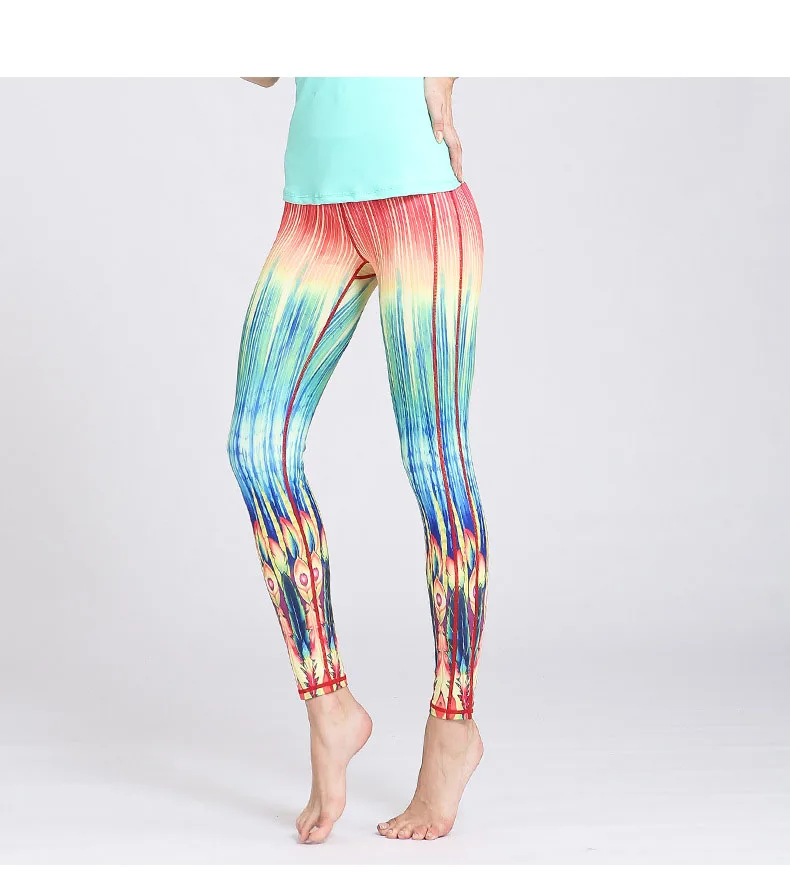 

Women Print Yoga Pants Fitness Leggings Workout Sports Running Seamless Leggings Gym Jogging Sport Wear