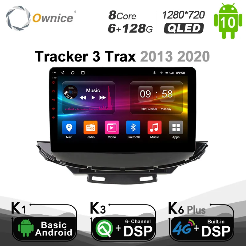 Автомобильный DVD-плеер 6G + 128G Ownice Octa 8 Core Android 10 0 для Chevrolet Tracker 3 Trax 2013 2020 DSP 4G LTE SPDIF