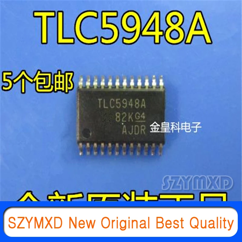 

5Pcs/Lot New Original TLC5948APWPR TLC5948A HTSSOP24 Drive Chip In Stock