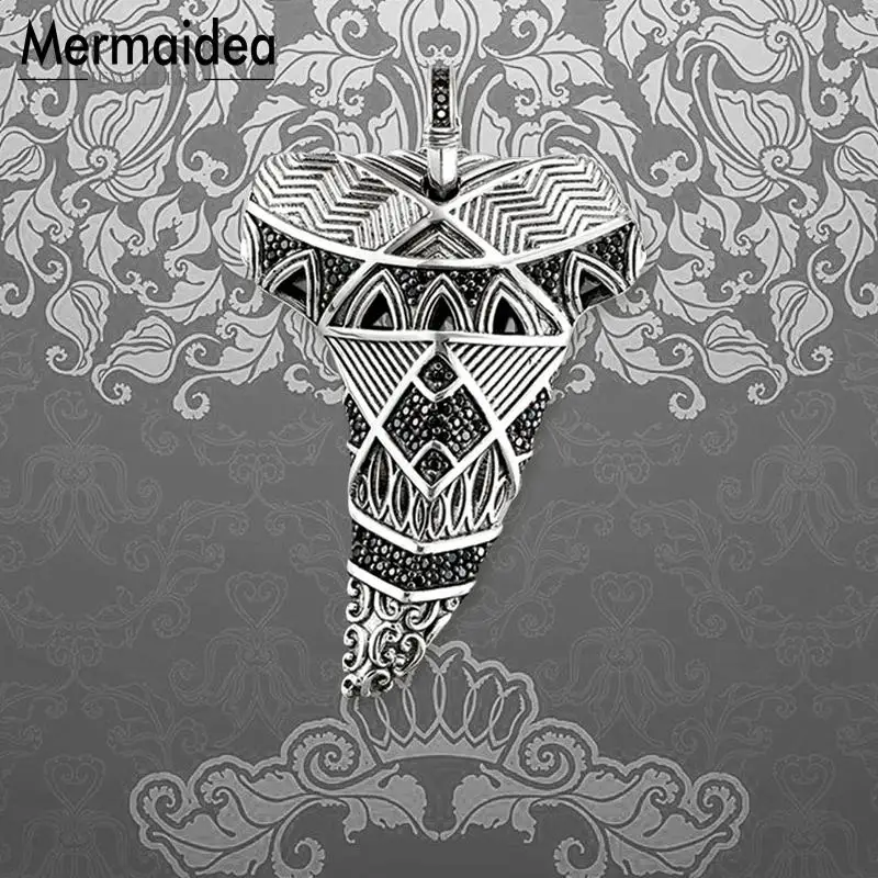 Черные Подвески из фианита с зубами маори модные ювелирные изделия