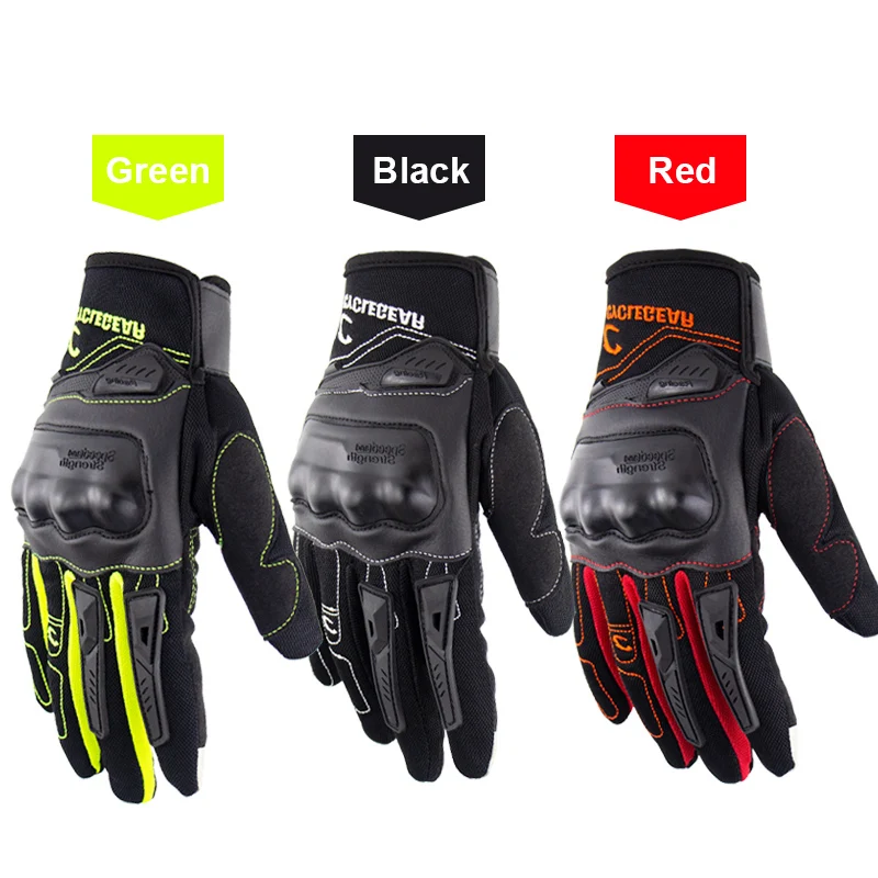 

Motorcycle Gloves Carbon Fiber Men Summer Moto Gloves Black Screen Touch Motocross Breathable Gloves for Motor Bike Riding