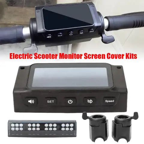 3 шт./компл. чехол для экрана электрического скутера из АБС-пластика левый и правый Большие размеры детали для корпуса лампы KUGOO S1 S2 S3