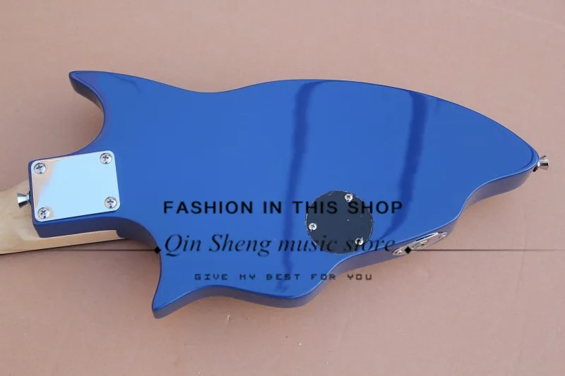 Электрическая гитара акулы с корпусом из липы кленовый гриф розового дерева