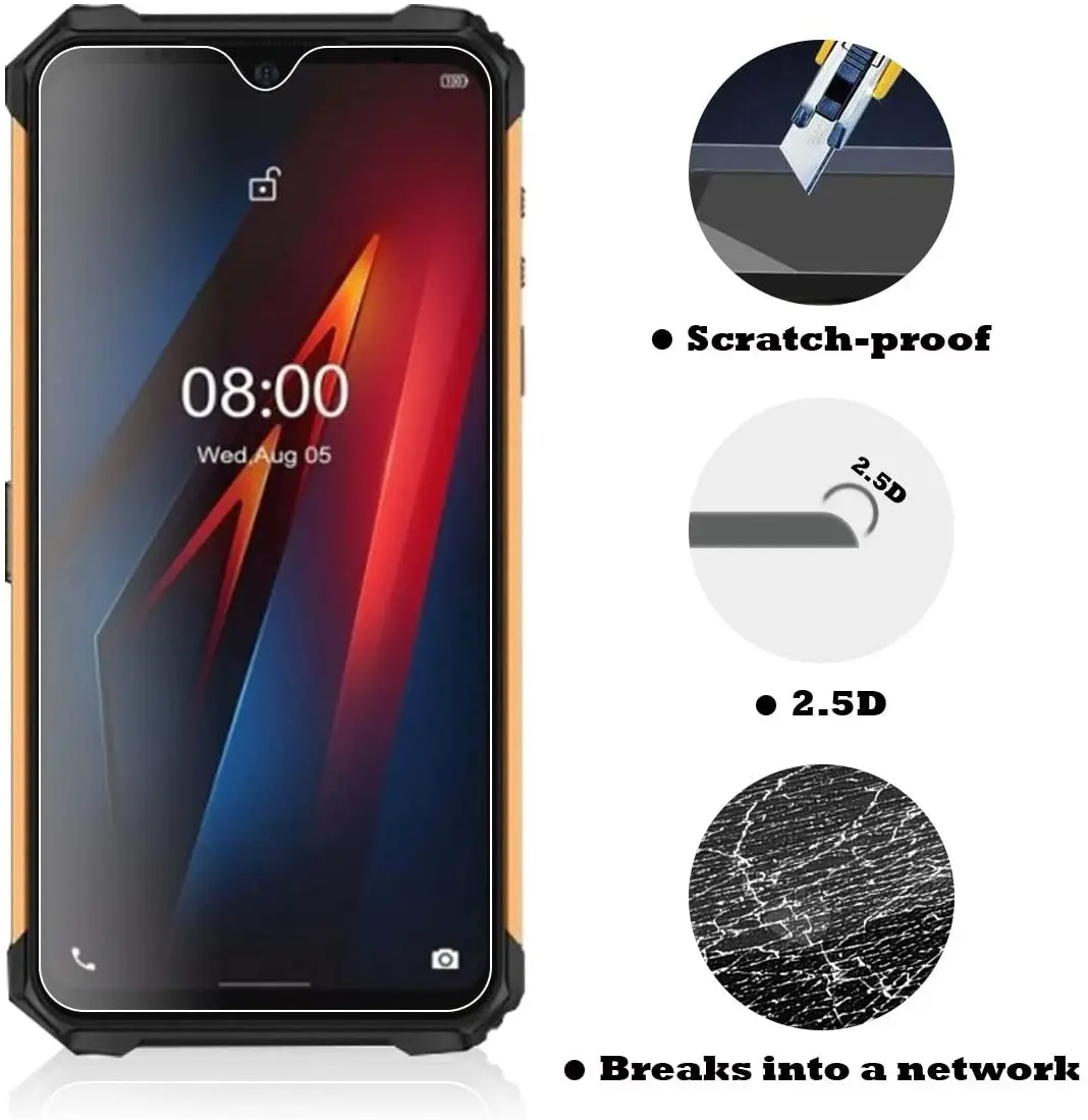 2 шт. для Ulefone Armor 8 закаленное стекло защитная пленка Armor8 Pro 6 1 дюйма экрана чехол