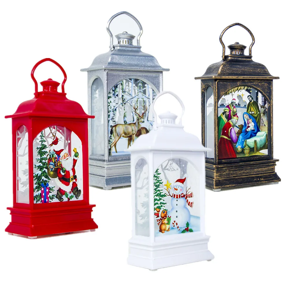 Рождественские украшения для дома светодиодный 1 шт. Рождественская свеча с