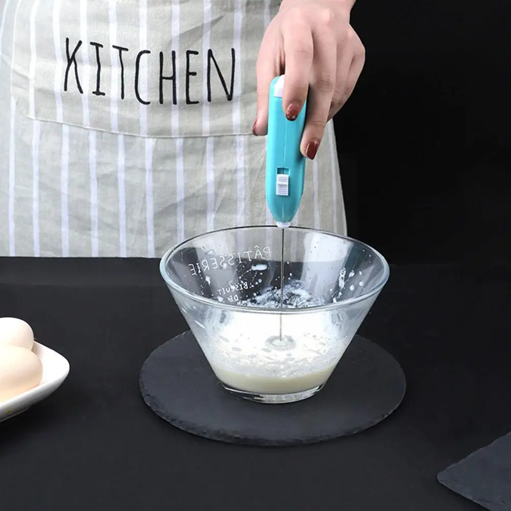 Электрический ручной венчик взбиватель молока кофе инструмент для взбивания яиц