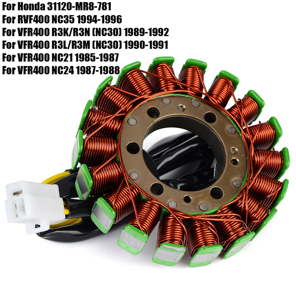 

31120-MR8-781 Stator Coil For Honda RVF400 VFR400 / RVF 400 NC35 / VFR 400 R3K/R3N R3L/R3M NC30 NC21 NC24