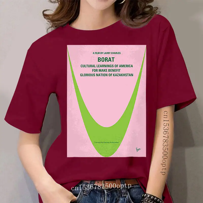 

women t-shirt Borat Minimalist Movie Poster T Shirt tshirt Women t shirt