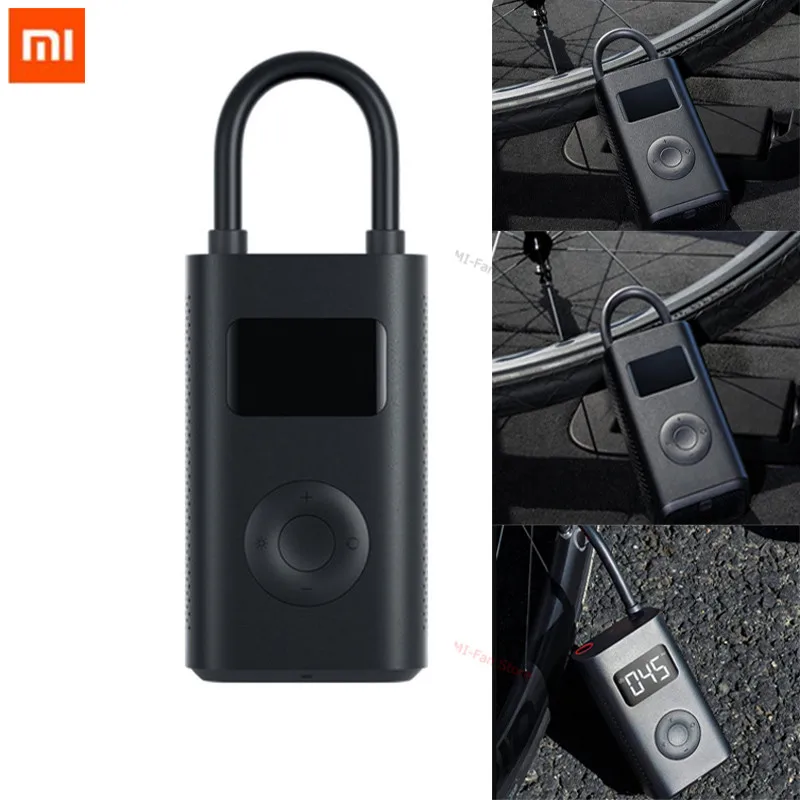 Портативный воздушный насос Xiaomi Mi умный цифровой датчик давления в шинах