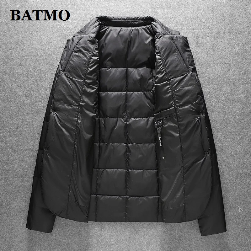 BATMO 2020 Новое поступление зимние 80% Белые куртки на утином пуху для мужчин зимний