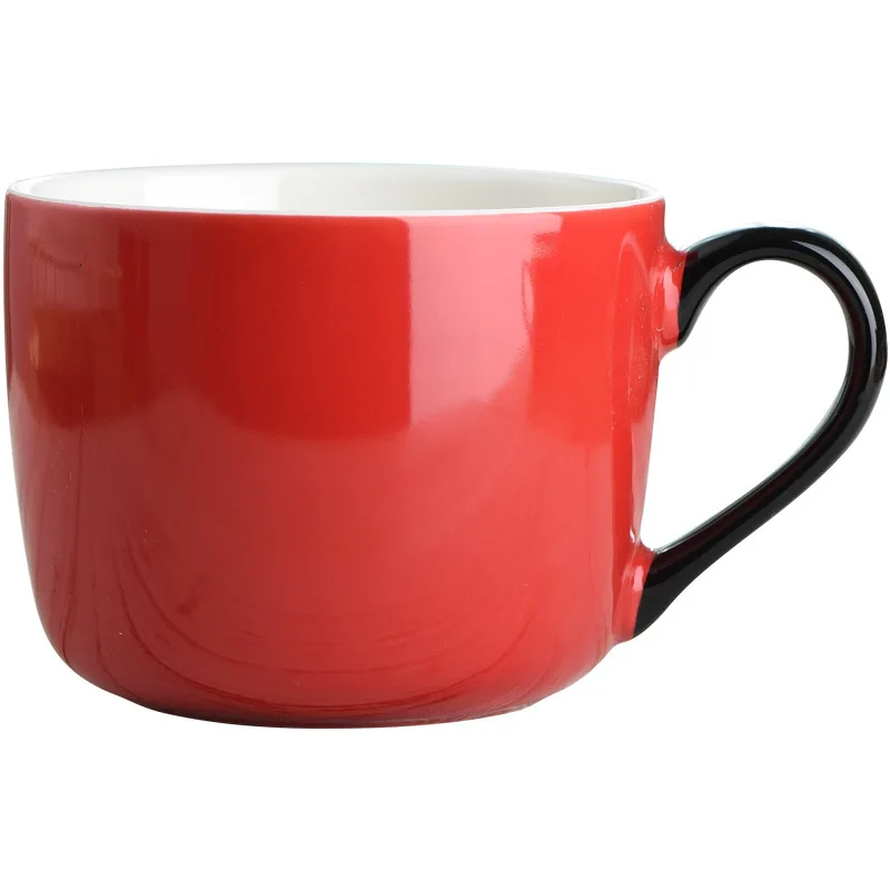 Керамическая суповая чашка для завтрака миска овсяной каши кофе молока чая