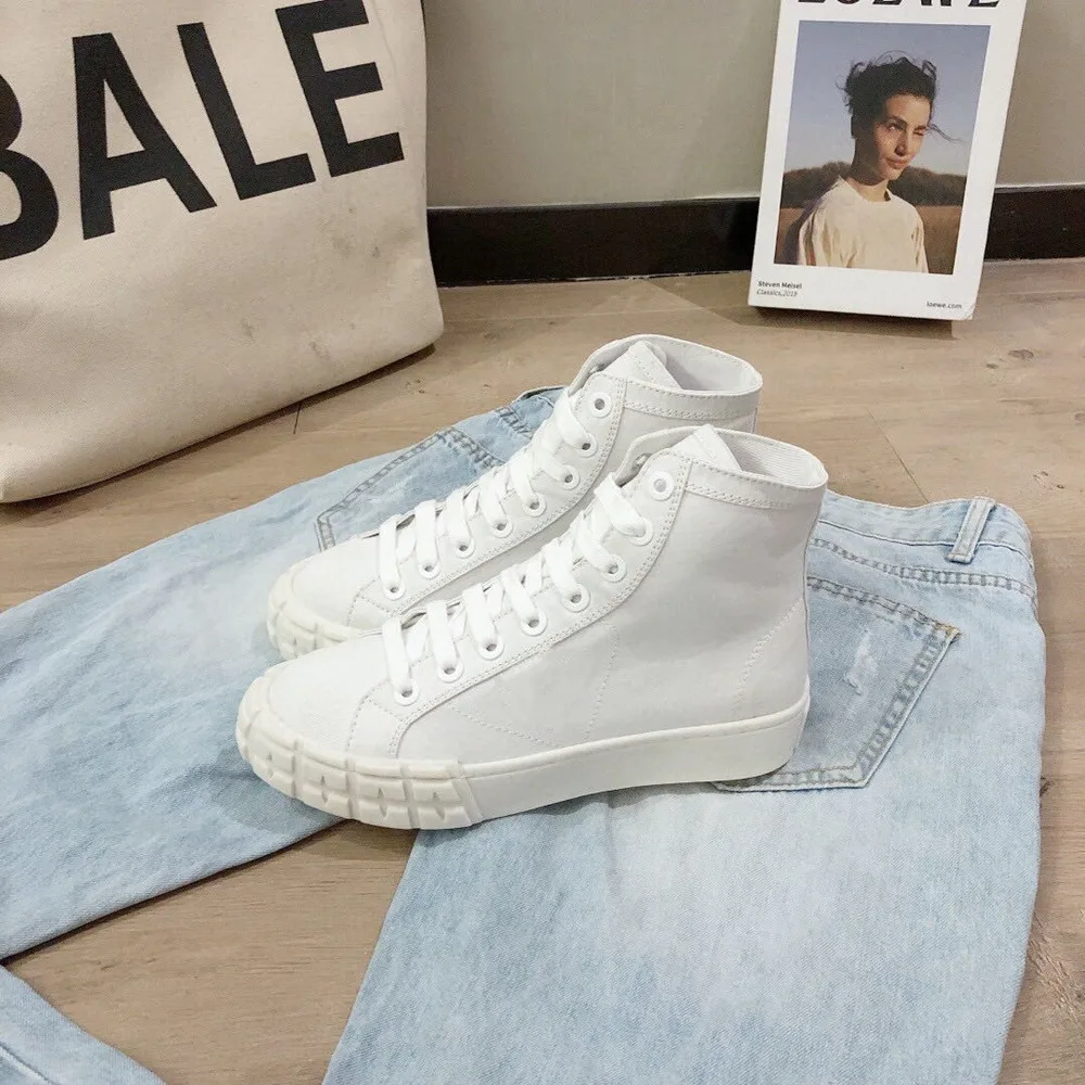 Женские парусиновые туфли Sweeheart повседневные из ЭВА на плоской подошве шнуровке