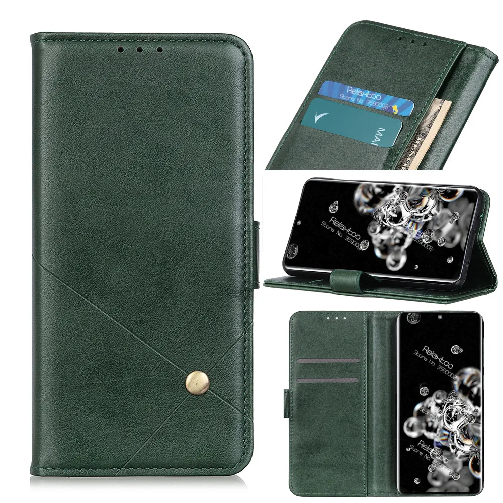 Кожаный чехол для samsung s20 Ultra s10 plus note 10 lite a51 a71 a21 a10 a20 a30 a40 a50 a70 s m30s|Чехлы-портмоне| |
