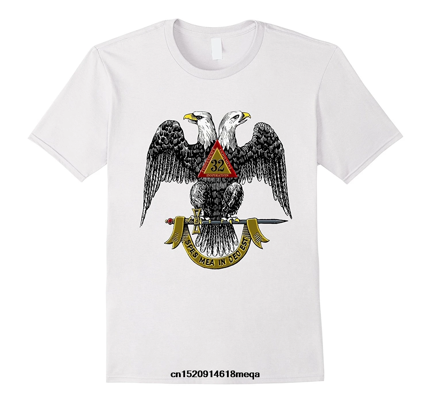 Футболка Freemason 32 градусов шотландский ритм хлопковая Классическая футболка