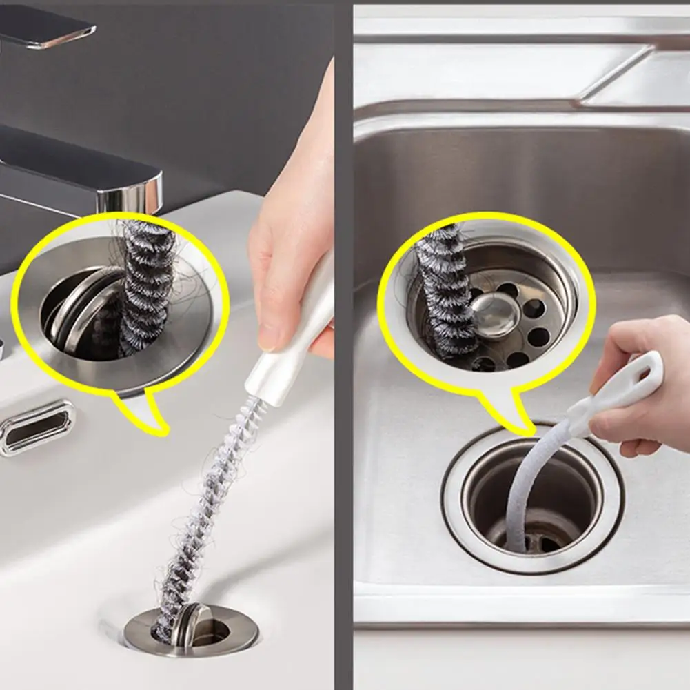 1 шт. гибкая щетка для удаления отверстий в канализации 45 см | Дом и сад