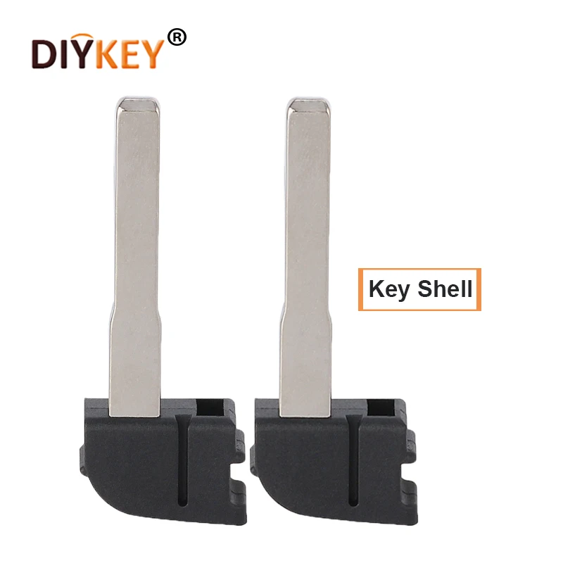 

DIYKEY 2PCS Smart Remote Emergency Key With Blade Uncut HU101 Chip/Battery:No for Ford C-MAX Focus Mondeo Galaxy
