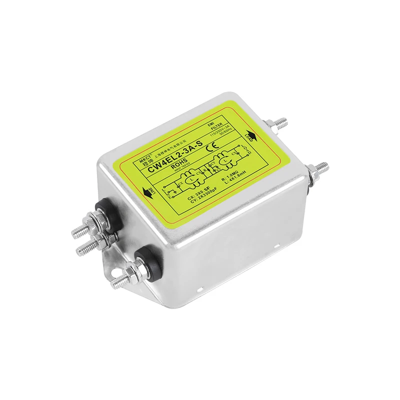 Болтовое соединение однофазный EMI анти-помех чистой аудио 220VAC 50/60Hz CW4EL2-3A/6A/10A/20A/30A-S
