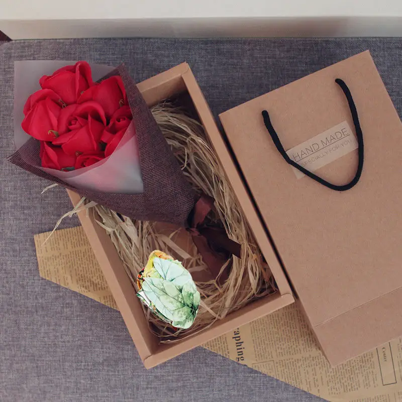 

Подарок на день матери, День Святого Валентина, учитель, девушка, креативное мыло, цветок, Подарочная коробка, букет роз