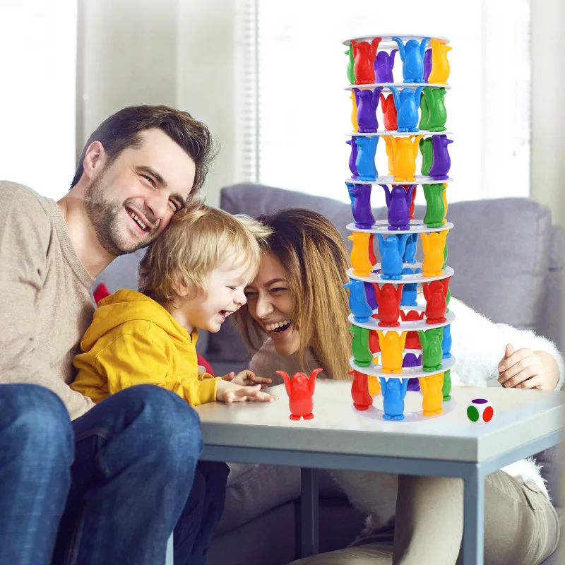 Настольная игра Пингвин многослойная Интерактивная настольная балансировка