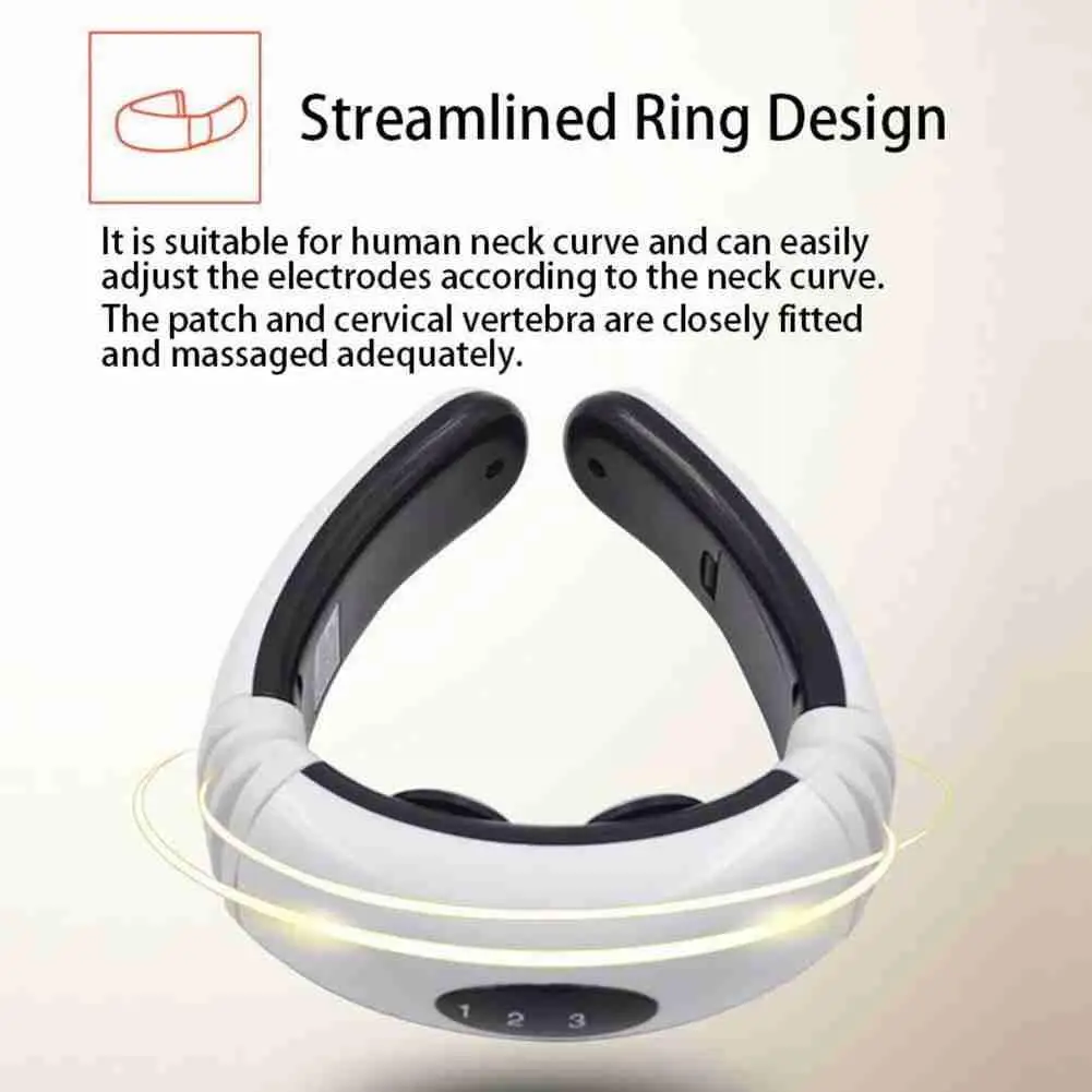 Массажер для шейного отдела позвоночника электромагнитный Электрический шок