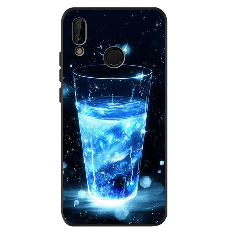 Забавный прозрачный черный силиконовый мягкий чехол для телефона huawei P40 P30 P20 P10 Pro