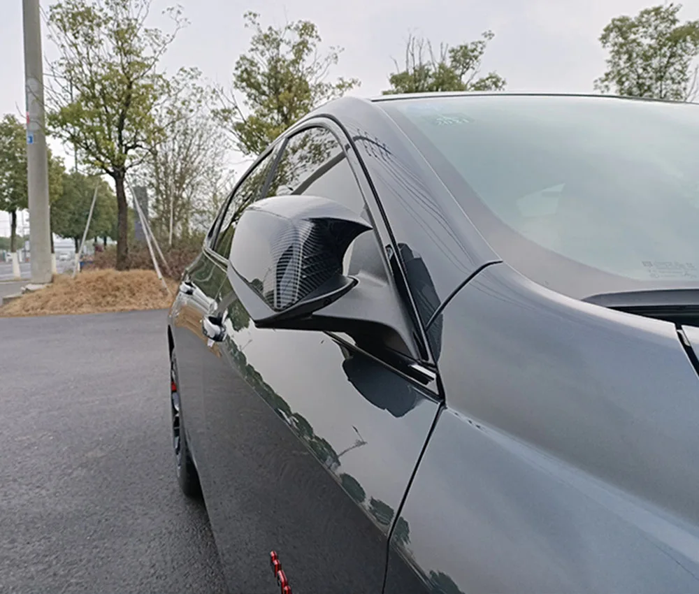 Корпус для зеркала заднего вида из АБС-углеродного волокна крышка быстрого