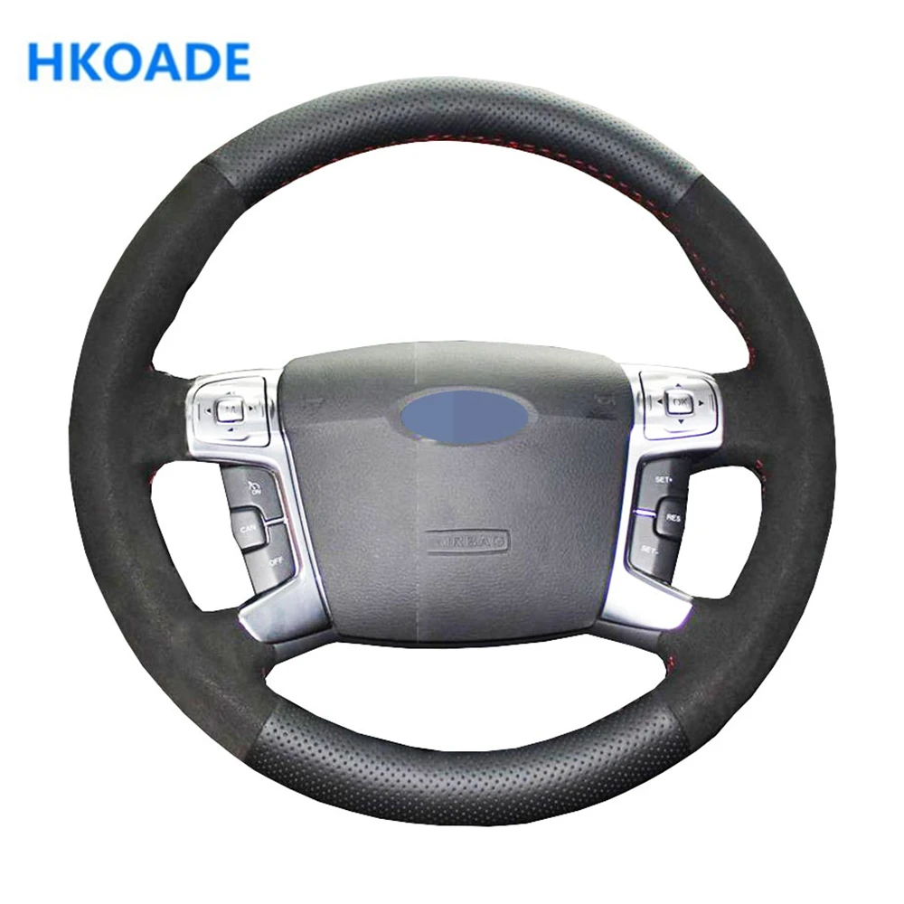 DIY ручной работы Черная мягкая натуральная кожа автомобильные аксессуары чехол