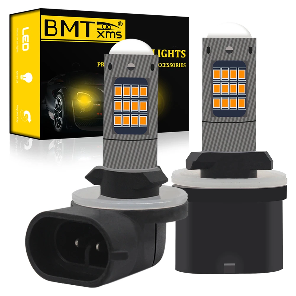 BMT h27 h27w2 h27w/2 LED Bulb h27w 880 881 h27w1 супер яркий Автомобильный светодиодный