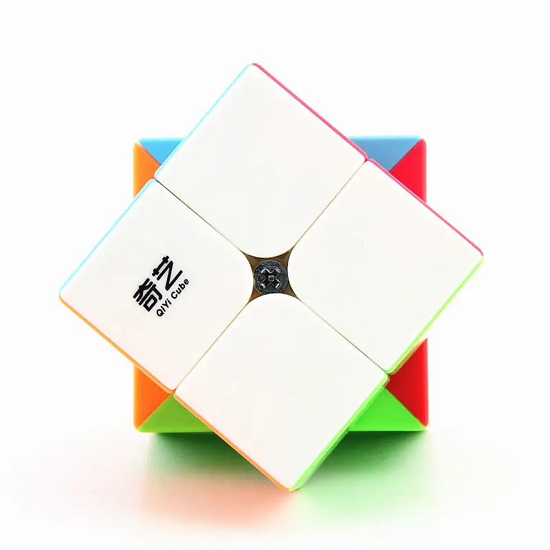 Qiyi Warrior S 3x3x3 Магический кубик головоломка Профессиональный QIDI 2x2x2 Кубики наклейки