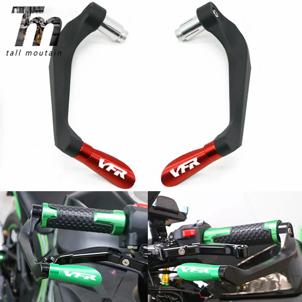 

Universal Motorcycle 7/8" 22mm CNC Handlebar Grips Brake Clutch Levers Guard Protector For HONDA VFR750 VFR800 VFR 750 VFR 800