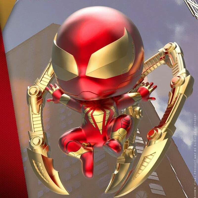 Горячие игрушки COSB624 Marvel Человек-паук Доспехи COSBABY Бобби голова кукла игрушка