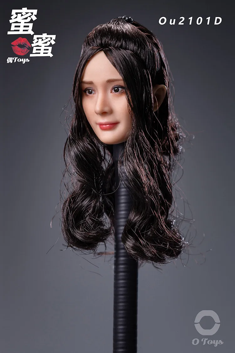 1/6 OU2101 A/B/C/D женская голова азиатская Красивая Yang Mi Fit 12 дюймов экшн-фигурка тело