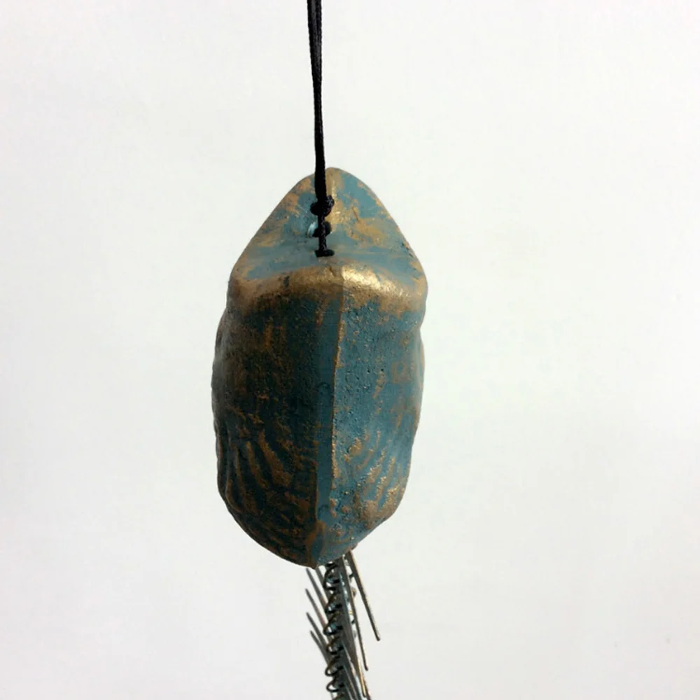 

Fishbone Wind Chimes Belong To Iron Wind Chimes Creative Home Decoration Wrought Iron Art-the Overall Length Is About 50cm