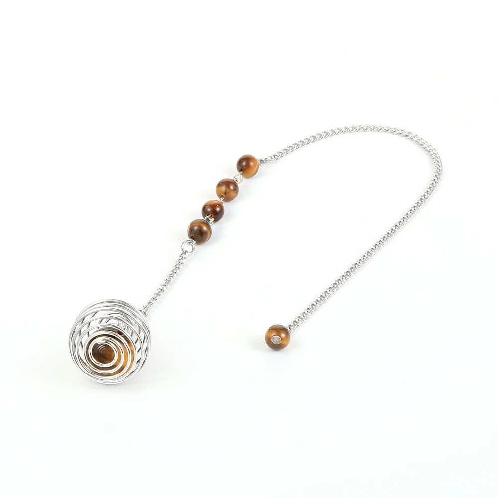 Nabest металлический весенний шар рейки натуральный гематит тигровый глаз и