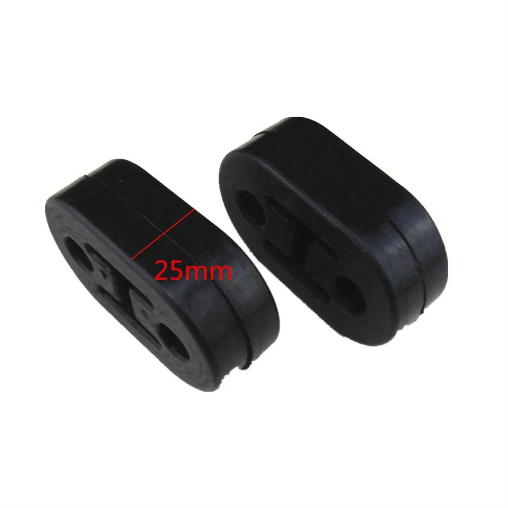 

Hot Sale Rear Exhaust Mount Rubber 2Pcs/set 81x49x25mm Accessories Black