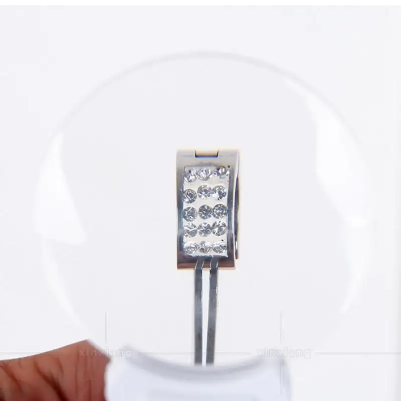 5 раз светодиодный пинцет с зажимом увеличительное стекло высокой четкости для