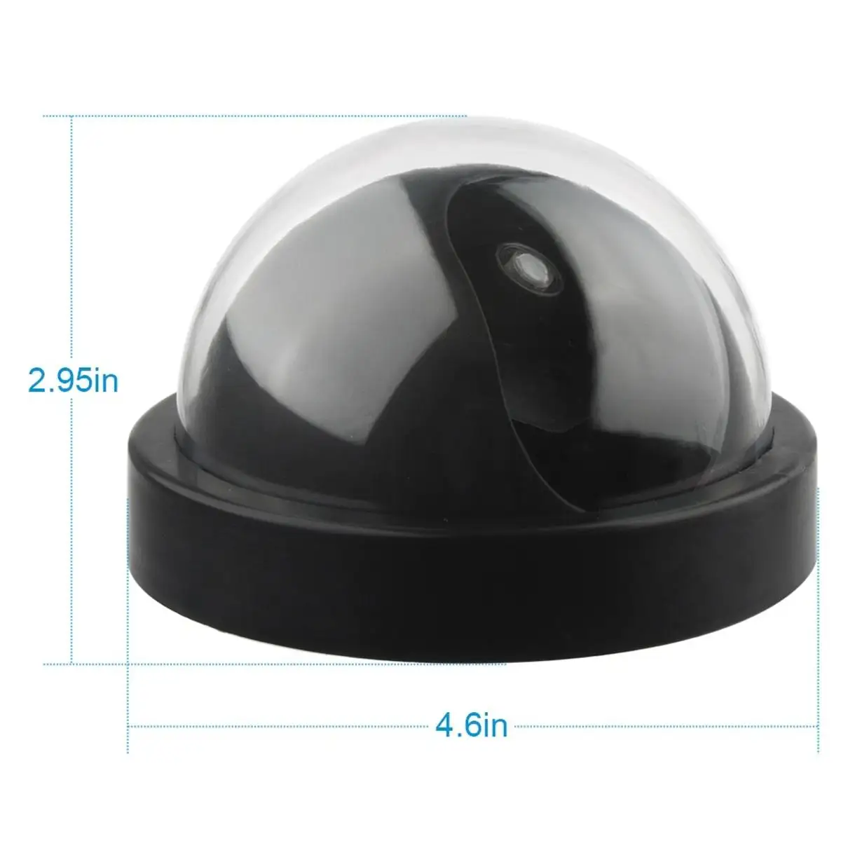 Имитация камеры безопасности поддельные Dome Dummy камера с вспышкой светодиодный светильник мини-камера
